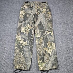 Vintage Jerzees Outdoors Pants Men Medium Camo Hunting Cargo Cinch Leg Y2K 32x31